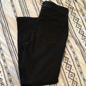 Maurices Black Skinny Jeans mid rise size 8 short